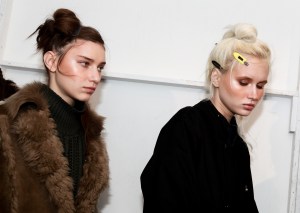 Backstage at Adam Selman RTW Fall 2017