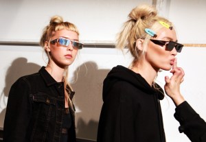 Backstage at Adam Selman RTW Fall 2017