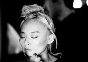 Backstage at Adam Selman RTW Fall 2017