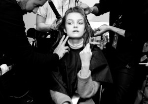 Backstage at Adam Selman RTW Fall 2017