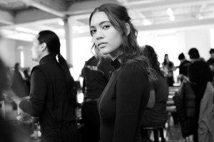 Backstage at Alice + Olivia RTW Fall 2017