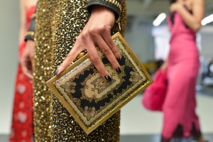 Backstage at Alice + Olivia RTW Fall 2017