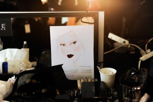 Backstage at Alice + Olivia RTW Fall 2017