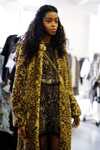 Backstage at Alice + Olivia RTW Fall 2017