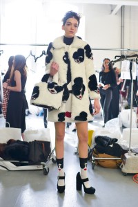 Backstage at Alice + Olivia RTW Fall 2017
