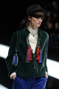 Details at Giorgio Armani RTW Fall 2017