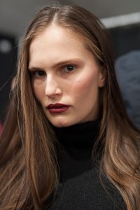 Backstage at Badgley Mischka RTW Fall 2017