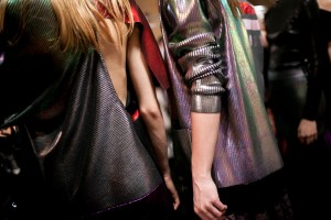Backstage at Christopher Kane RTW Fall 2017