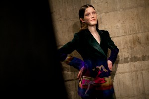 Backstage at Mary Katrantzou RTW Fall 2017