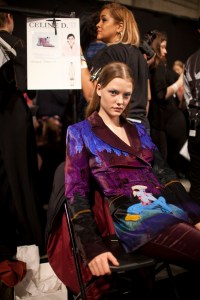 Backstage at Mary Katrantzou RTW Fall 2017