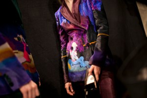 Backstage at Mary Katrantzou RTW Fall 2017