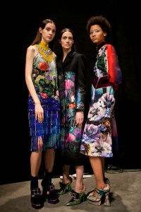 Backstage at Mary Katrantzou RTW Fall 2017