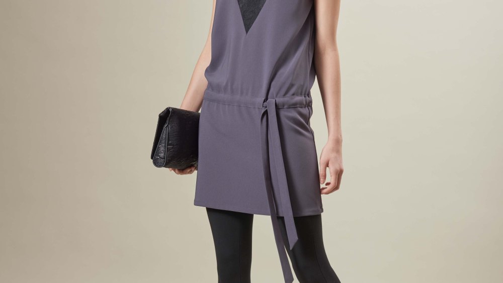 A look from Badgley Mischka’s new sportswear collection