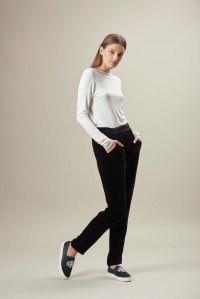 A look from Badgley Mischka’s new sportswear collection
