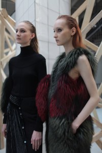 Backstage at Aalto RTW Fall 2017