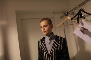 Backstage at Aalto RTW Fall 2017