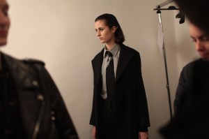 Backstage at Aalto RTW Fall 2017