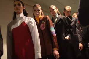 Backstage at Aalto RTW Fall 2017