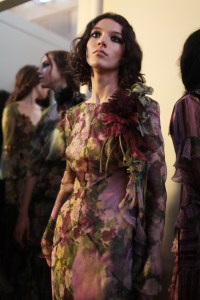 Backstage at Alberta Ferretti RTW Fall 2017
