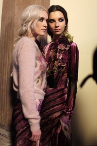 Backstage at Alberta Ferretti RTW Fall 2017