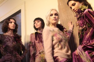 Backstage at Alberta Ferretti RTW Fall 2017