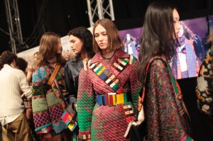 Backstage at Etro RTW Fall 2017