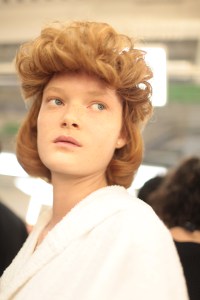 Backstage at Gucci RTW Fall 2017