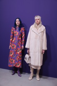 Backstage at Gucci RTW Fall 2017