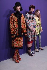 Backstage at Gucci RTW Fall 2017