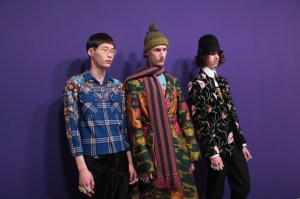 Backstage at Gucci RTW Fall 2017