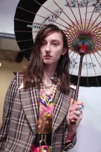 Backstage at Gucci RTW Fall 2017