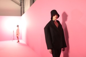 Backstage at Jacquemus RTW Fall 2017