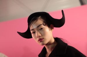 Backstage at Jacquemus RTW Fall 2017