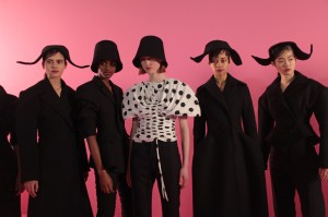 Backstage at Jacquemus RTW Fall 2017