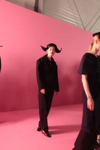 Backstage at Jacquemus RTW Fall 2017