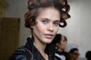 Backstage at Blumarine RTW Fall 2017