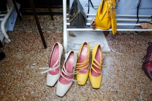 Backstage at Blumarine RTW Fall 2017