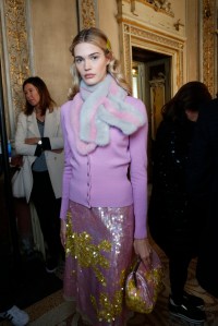 Backstage at Blumarine RTW Fall 2017