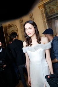 Backstage at Blumarine RTW Fall 2017