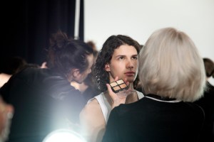 Backstage at Backstage at Hugo Boss Men's Fall 2017