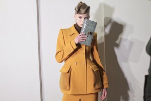 Backstage at Bottega Veneta Fall RTW 2017