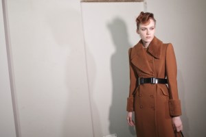 Backstage at Bottega Veneta Fall RTW 2017
