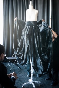 Backstage at Brandon Maxwell RTW Fall 2017
