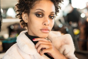 Backstage at Brandon Maxwell RTW Fall 2017