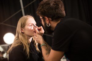 Backstage at Coach RTW Fall 2017