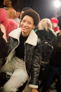 Backstage at Coach RTW Fall 2017
