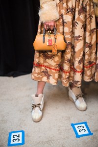 Backstage at Coach RTW Fall 2017
