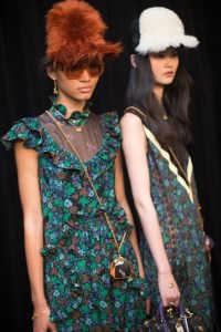 Backstage at Coach RTW Fall 2017