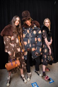 Backstage at Coach RTW Fall 2017