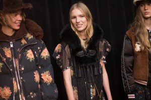 Backstage at Coach RTW Fall 2017